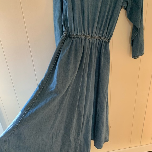 Vintage Cotton denim dress - Picture 2 of 5